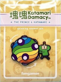 Fangamer The Prince & Katamari Spinning Enamel Pin Box Art