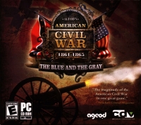 Ageod's American Civil War: 1861-1865: The Blue and the Gray (jewel case / slipcover) Box Art