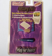 Intec Battery Pak For Game Boy Advance SP (blue) Box Art