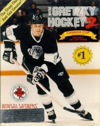 Wayne Gretzky Hockey 2: Canada Cup Edition Box Art