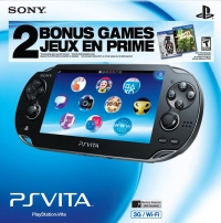 Sony PlayStation Vita PCH-1101 AA01 - 2 Bonus Games / 2 Jeux en Prime Box Art