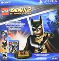 Sony PlayStation Vita PCH-1001 ZA01 - Lego Batman 2: DC Super Heroes Limited Edition PlayStation Vita Bundle Box Art