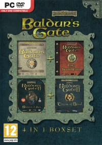 Baldur's Gate 4 in 1 Boxset (orange PEGI) Box Art