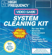 High Frequency Video Game System Cleaning Kit (Now Cleans Super Nintendo) Box Art