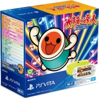Sony PlayStation Vita PCH-2007 - Taiko no Tatsujin: V Version (Lime Green/White) Box Art