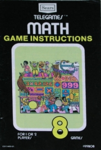 Math (Sears Text Label) Box Art