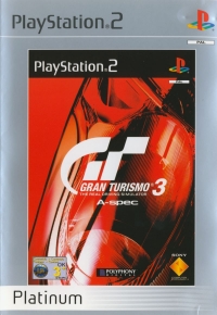 Gran Turismo 3: A-Spec - Platinum Box Art