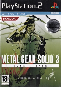 Metal Gear Solid 3: Subsistence Box Art