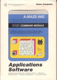 A-maze-ing (black cartridge) Box Art
