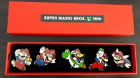 Super Mario Bros. 35th Anniversary Pin Set #1 Box Art