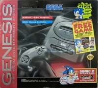 Sega Genesis - Sonic 2 System (#1614 / Free Game) Box Art