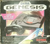 Sega Genesis - Sonic the Hedgehog (671-1364S / Made in Japan) Box Art