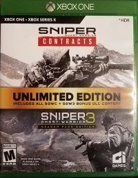 Sniper Ghost Warrior Contracts / Sniper: Ghost Warrior 3 - Season Pass Edition - Unlimited Edition Box Art