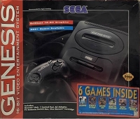 Sega Genesis (6 Games Inside / Made in Japan) Box Art