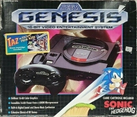 Sega Genesis - Sonic the Hedgehog / Taz in Escape from Mars Box Art