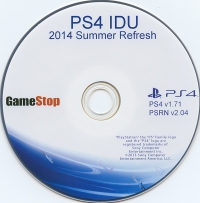 PS4 IDU 2014 Summer Refresh Box Art