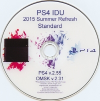 PS4 IDU 2015 Summer Refresh Standard Box Art