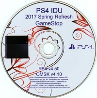 PS4 IDU 2017 Spring Refresh GameStop Box Art