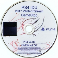PS4 IDU 2017 Winter Refresh GameStop Box Art