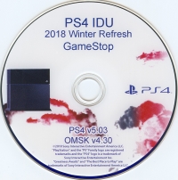 PS4 IDU 2018 Winter Refresh GameStop Box Art