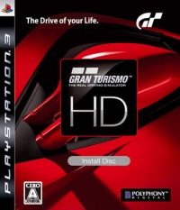 Gran Turismo HD Install Disc Box Art