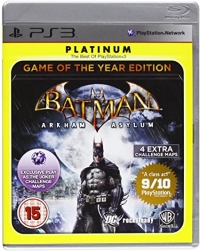 Batman: Arkham Asylum - Game of the Year Edition - Platinum Box Art