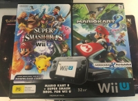 Nintendo Wii U - Mario Kart 8 / Super Smash Bros. Box Art