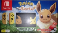 Nintendo Switch - Pikachu & Eevee Edition (Pokémon: Let's Go, Eevee!) [AU] Box Art