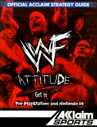 WWF Attitude - Official Acclaim Strategy Guide Box Art