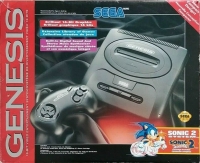 Sega Genesis - Sonic 2 System (New Compact Design / Made in Taiwan) [CA] Box Art