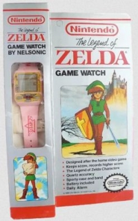 Legend of Zelda, The - Game Watch by Nelsonic (Pink) Box Art