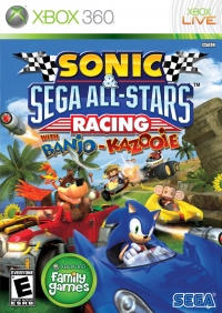 Sonic & Sega All-Stars Racing with Banjo-Kazooie Box Art