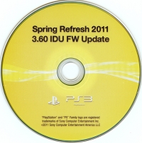 Spring Refresh 2011 3.60 IDU FW Update Box Art