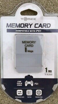 Tomee Memory Card 1 MB Box Art