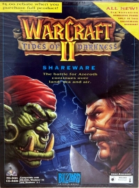 WarCraft II: Tides of Darkness Shareware Box Art