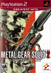 Metal Gear Solid 2: Sons of Liberty - Greatest Hits Box Art