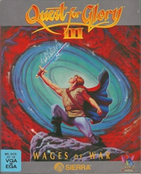 Quest for Glory III: Wages of War Box Art