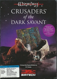 Wizardry: Crusaders of the Dark Savant Box Art