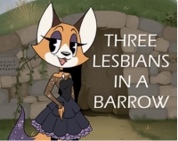 Three Lesbians in a Barrow Box Art