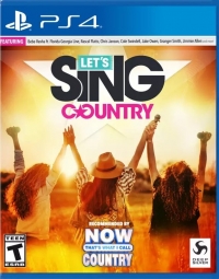 Let's Sing Country Box Art
