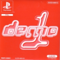 Demo 1 (PBPX-95001 / red cover / Formula 1 '97) Box Art