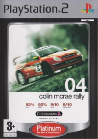 Colin McRae Rally 04 - Platinum Box Art