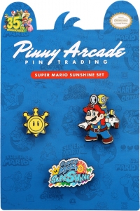 Super Mario Sunshine: 35th Anniversary Pin Set Box Art