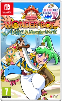 Wonder Boy: Asha in Monster World (desert cover) Box Art