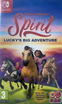 DreamWorks Spirit Lucky's Big Adventure Box Art