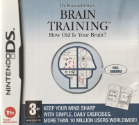 Dr. Kawashima's Brain Training: How Old Is Your Brain? (Keep Your Mind Sharp) Box Art