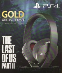 Sony Gold Wireless Headset - The Last of Us Part II Box Art