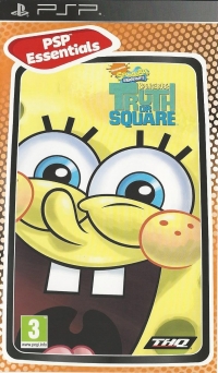 SpongeBob's Truth or Square - PSP Essentials Box Art