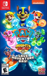 PAW Patrol Mighty Pups Save Adventure Bay! Box Art