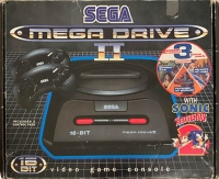 Sega Mega Drive II - Sonic the Hedgehog 2 (Special 3 Game Pack / Made in China) Box Art